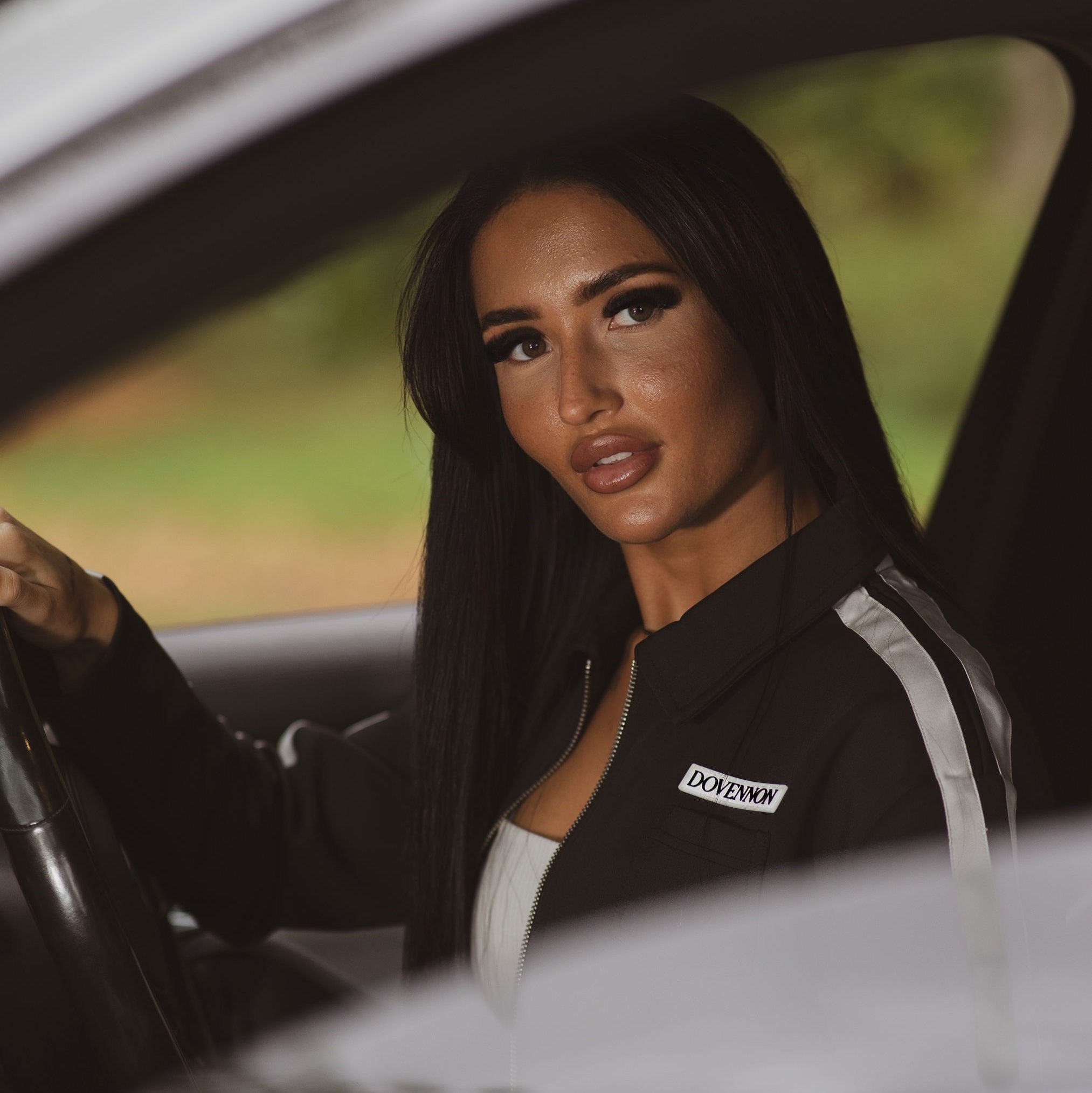 cropped zip through jacket